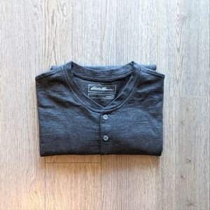 Dark Grey Summer Henley